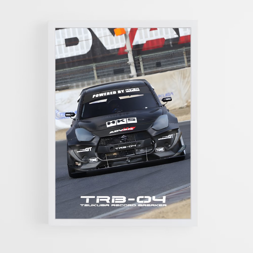 Poster Swift sport dynamique – affiche Suzuki (vue 3)